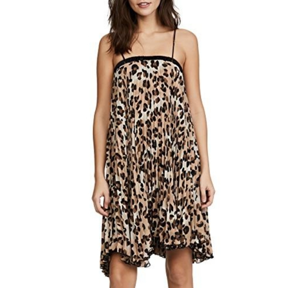 Loyd/Ford pleat leopard dress
